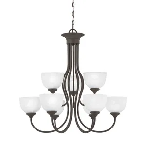 Tahoe 30'' Wide 9-Light Chandelier - Painted Bronze 1