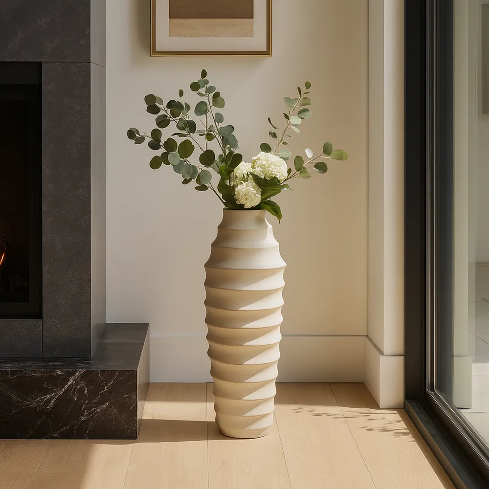 RIDERGATE IVORY VASE 33 (IN)