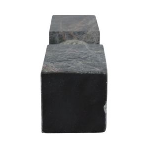 12X3" CHUNKY MARBLE TAPER HOLDER, FOREST GREEN 7