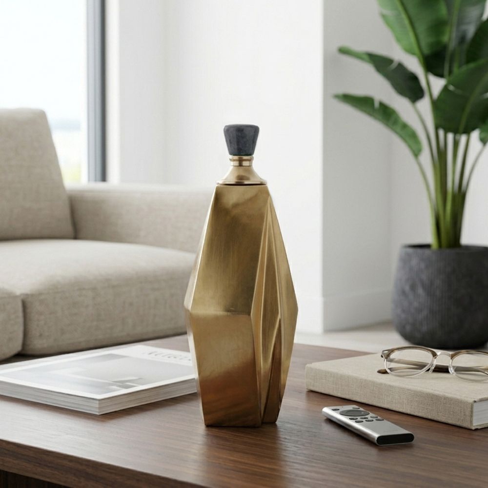 FRAZER GOLD VASE 13 (IN)