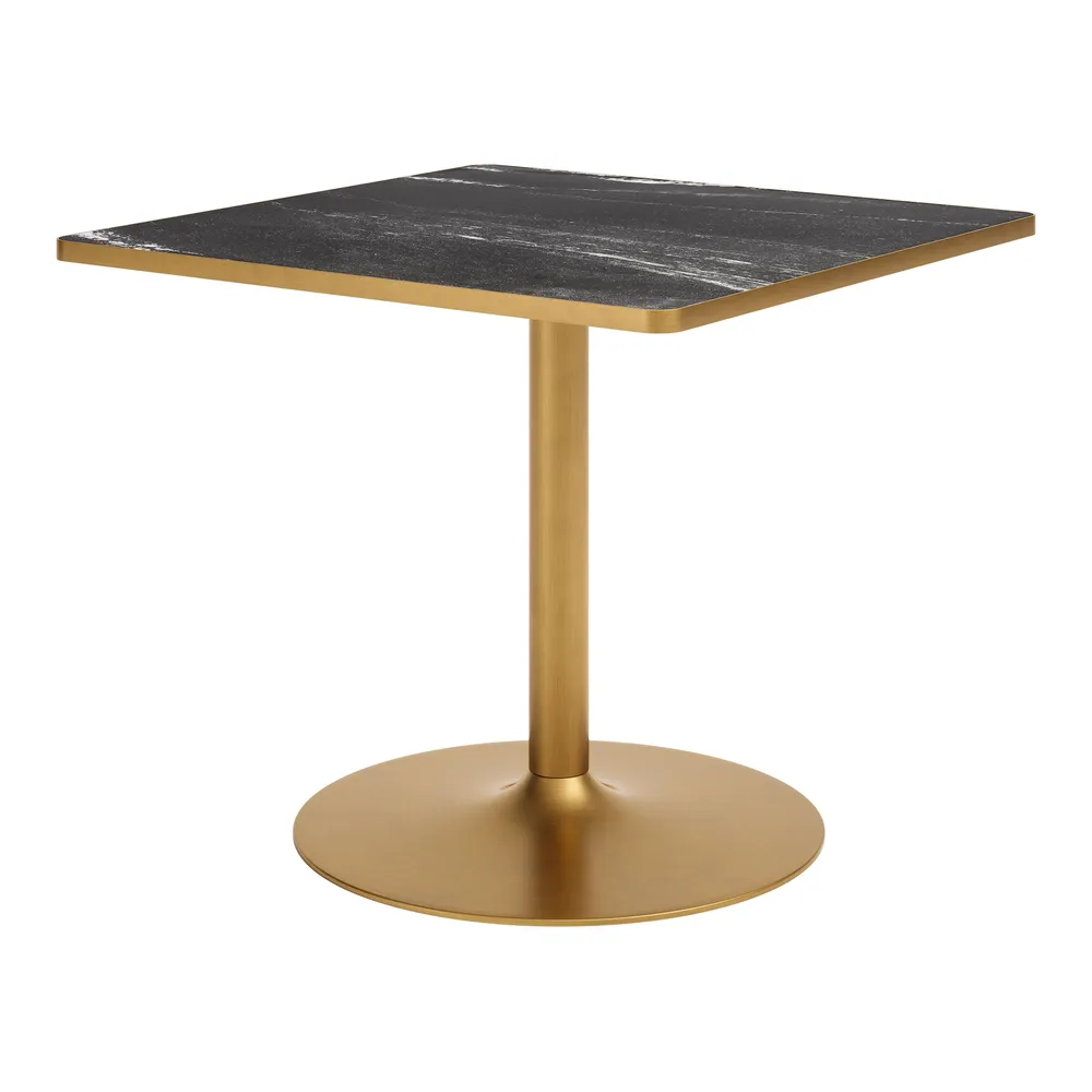 Caliza Dining Table Black & Gold