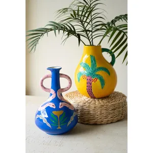 Funky Ceramic Palm Tree Vase 2