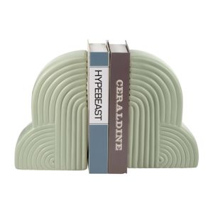 HAROLDPARK SET OF 2 GREEN BOOKENDS 10 (IN) 4