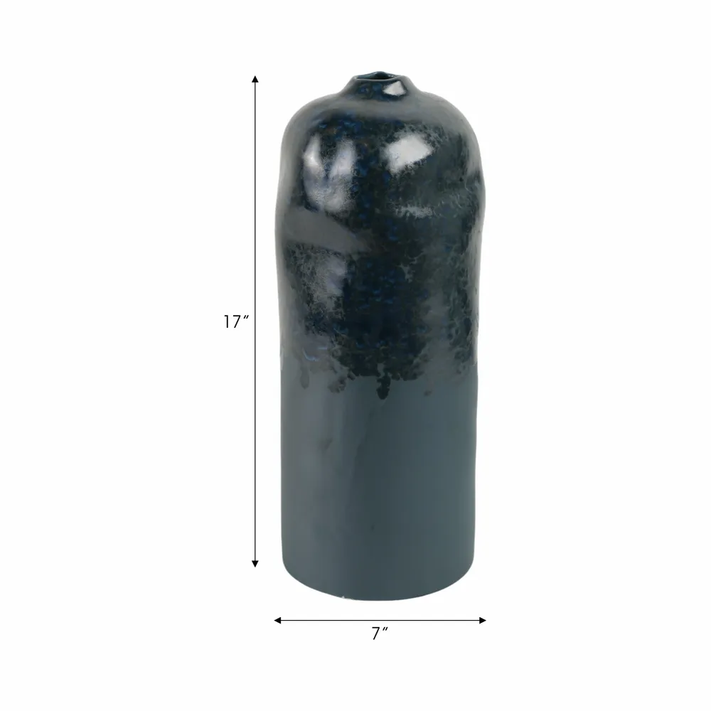 MILLERBEACH BLUE VASE 17 (IN)