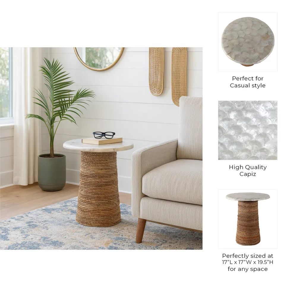 BRYNGATE IVORY TABLE 20 (IN)