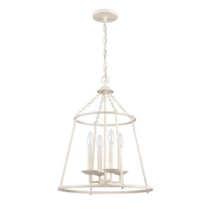 Joanie 17.25'' Wide 4-Light Pendant - Antique White 2