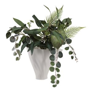 WRENMORE WHITE VASE 9 (IN) 3