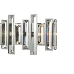 Crystal Heights 25'' Wide 4-Light Vanity Light - Polished Chrome 4