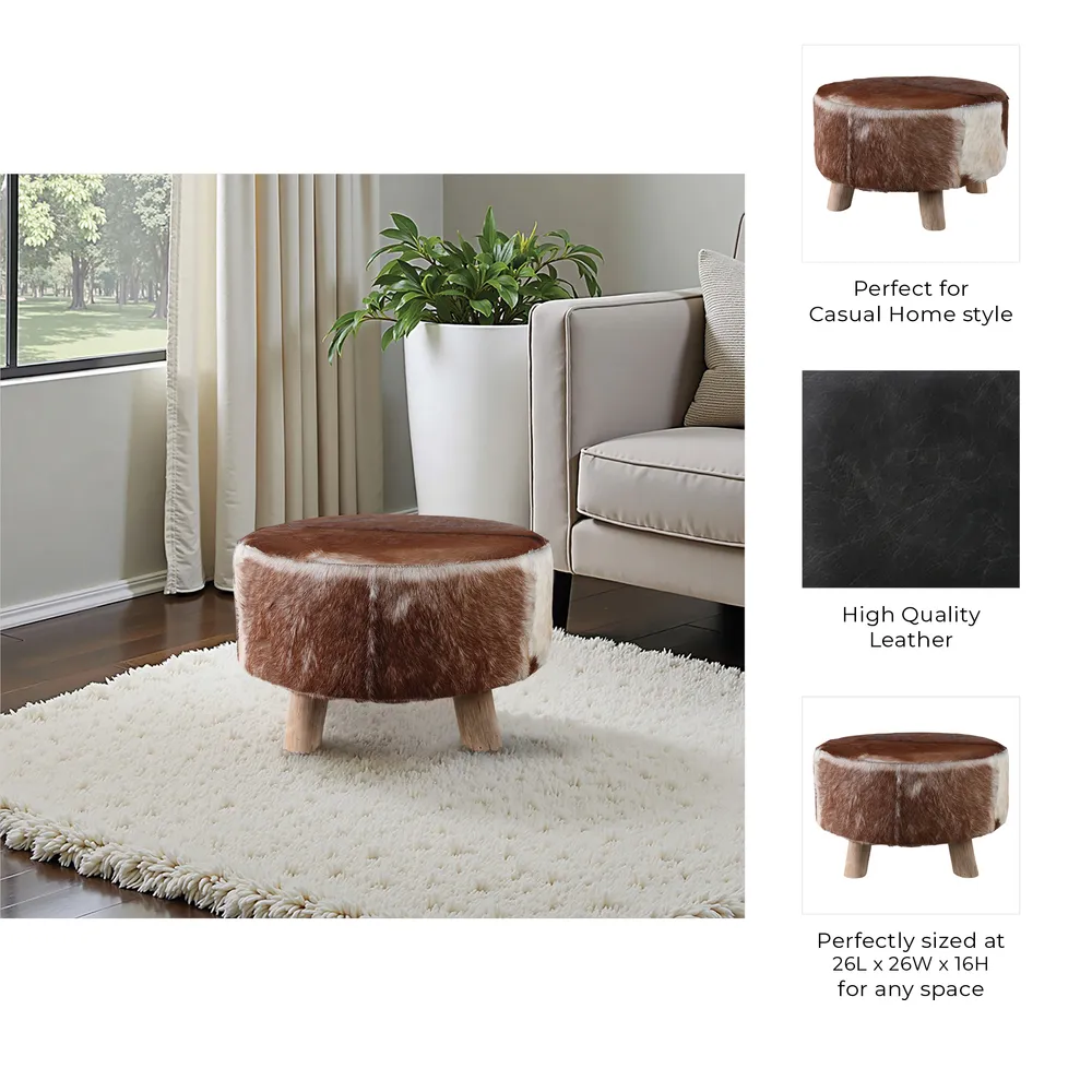 TUCKER TAN OTTOMAN 16 (IN)