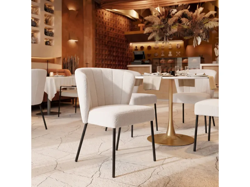 Aimee Dining Chair Cream 12