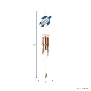 CASEYWIND BLUE WIND CHIME 24 (IN) 10