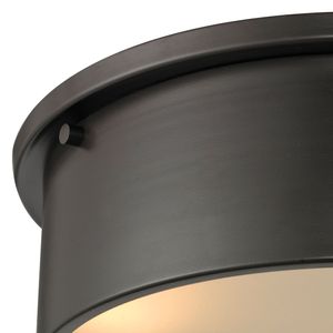 Simpson 14'' Wide 3-Light Flush Mount - Oil Rubbed Bronze 2