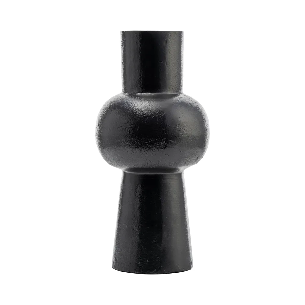 HATTONDALE BLACK VASE 12 (IN)