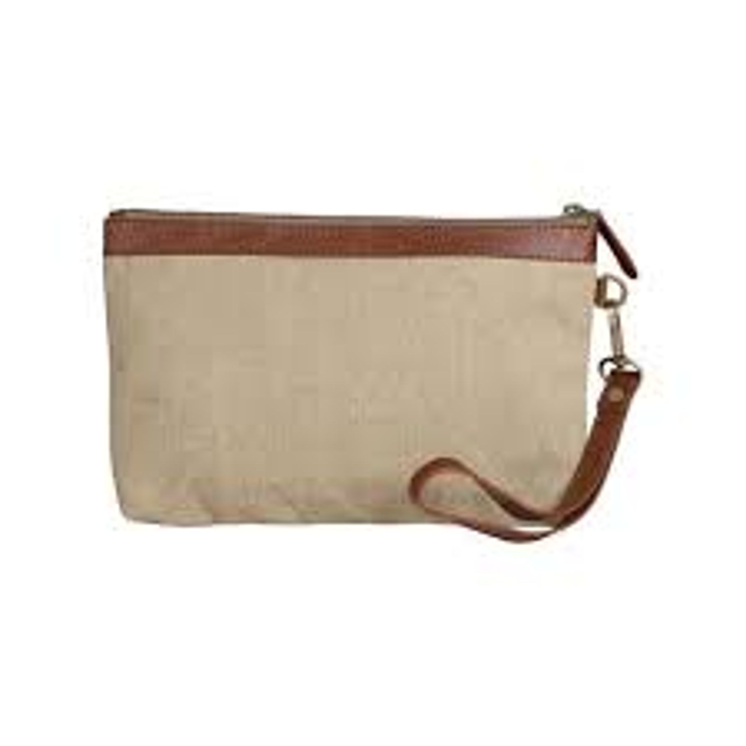 CANVAS WRISTLET - BROWN