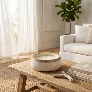 DUNEHAVEN IVORY CANDLE 4 (IN) 12