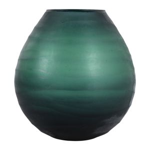 VERAROSE BLUE GLASS VASE 8 (IN) 6