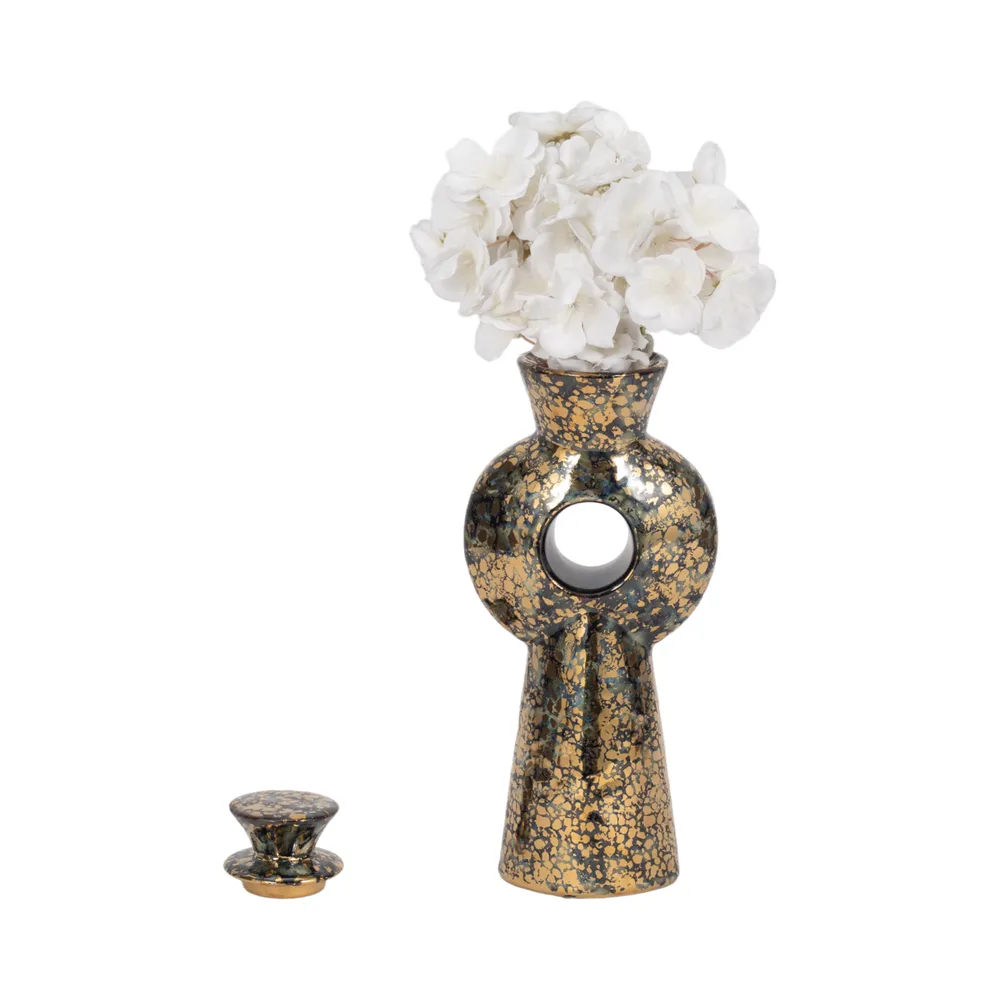 BARTONFIELD BROWN VASE 12 (IN)