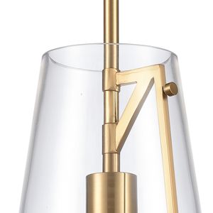 Trustle 7'' Wide 1-Light Mini Pendant - Satin Brass 3