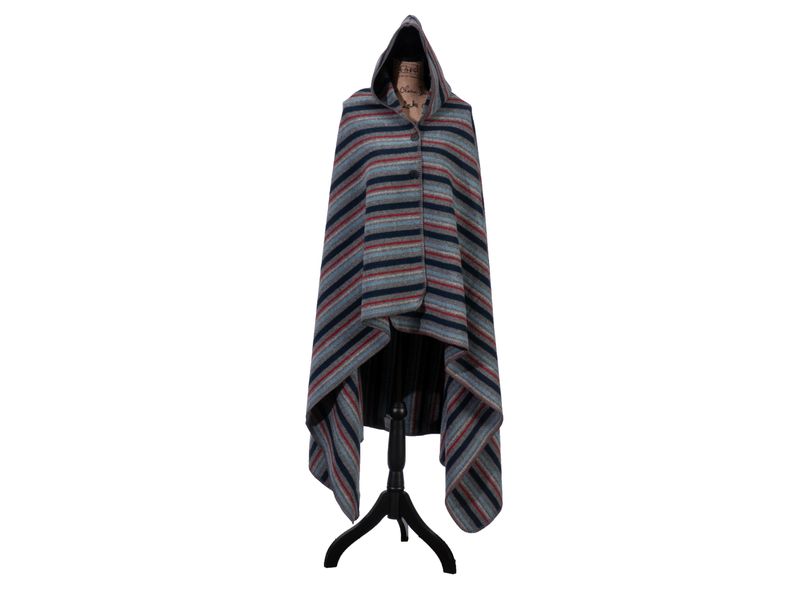 Alpine Stripe - Hooded Throw - 72x48 2
