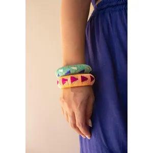 Set of 2 Threaded Bangles 3
