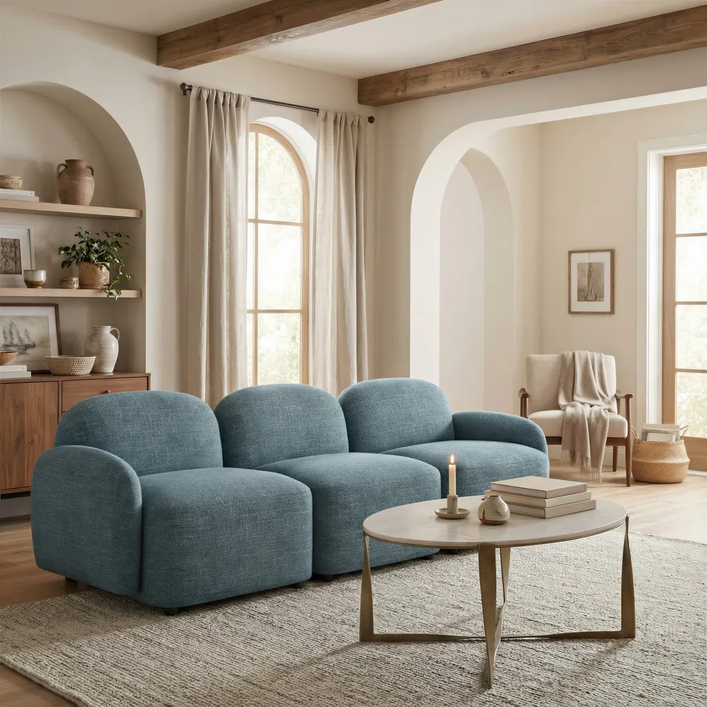 Cleo Modular Sofa Blue