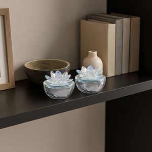 BAIRDCROSS SET OF 2 CLEAR BOXES 4 (IN) 12