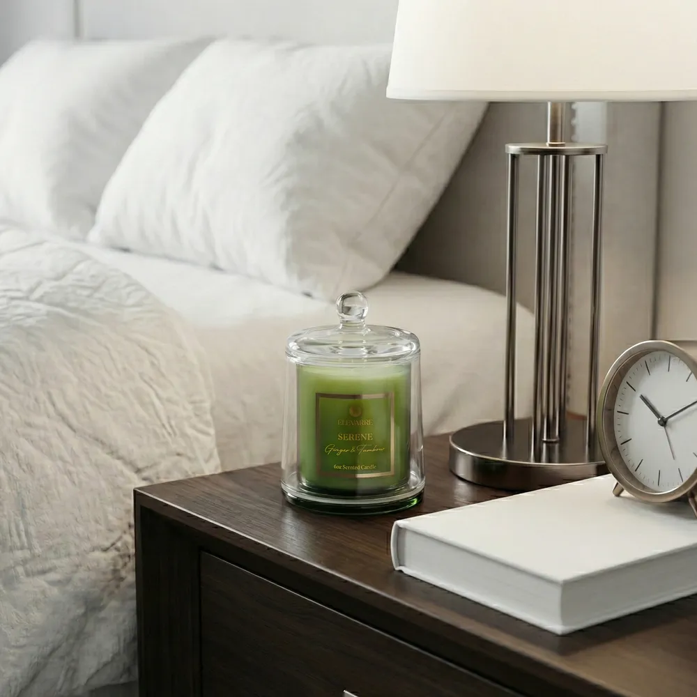 HEMMINGWORTH SERENE GINGER & TAMBOUR CANDLE 5 (IN)