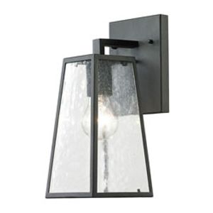 Meditterano 12'' High 1-Light Outdoor Sconce - Matte Black 1