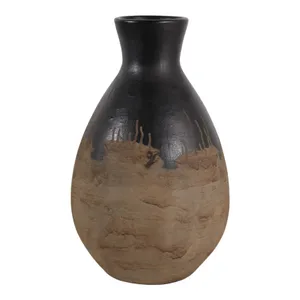 MONROEMILL BLACK VASE 21 (IN) 4