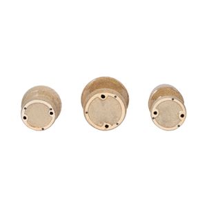 CLAYTONWICK SET OF 3 TAN DECOR 14 (IN) 8