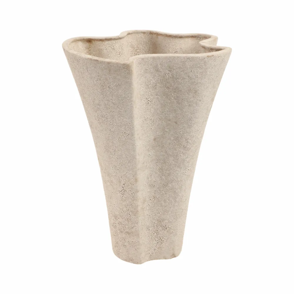 ENSLEYMILL TAUPE VASE 14 (IN)