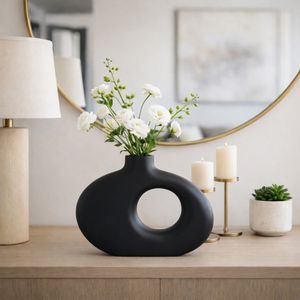 GRIFFINMOOR BLACK VASE 10 (IN) 13