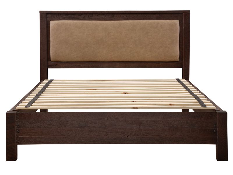 re.curated Upholstered Panel Bed - King - Customer Fabric 5