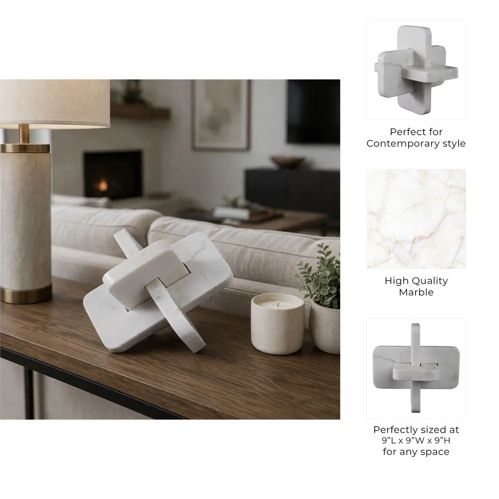HASTINGSGATE WHITE DECOR 9 (IN)