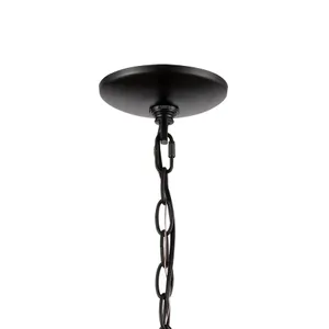 Oakland 28.5'' Wide 9-Light Chandelier - Black 4