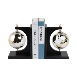 CULLENMORE SET OF 2 BLACK BOOKENDS 9 (IN) 3