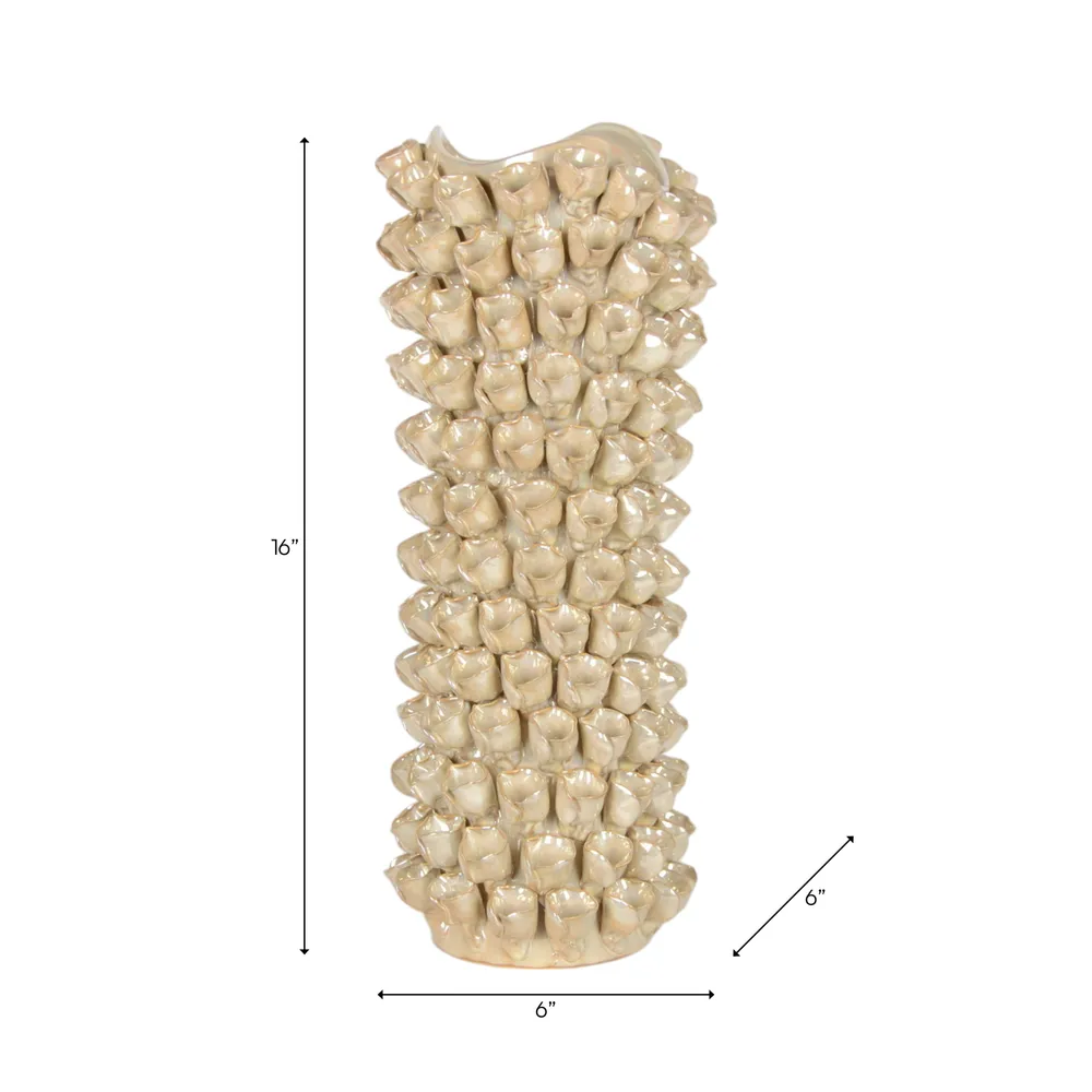TATEOAK CREAM VASE 16 (IN)