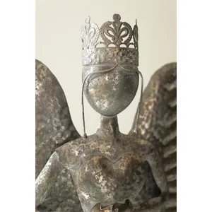Giant Rustic Metal Christmas Angel / Small 2
