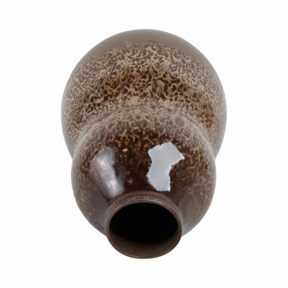 HARLEMHAVEN BROWN VASE 12 (IN)