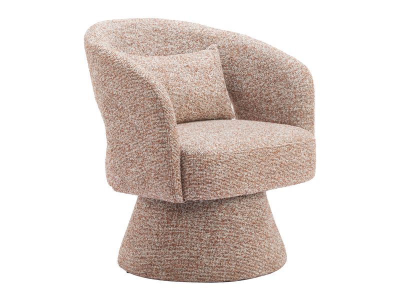 Liva Swivel Chair Frosty Brown 7