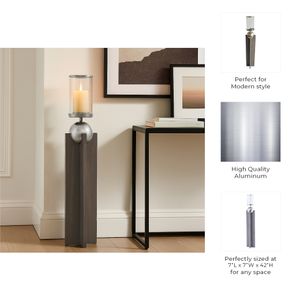 HOLDENSHAW GRAY CANDLE HOLDER 42 (IN) 11