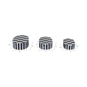 FALLONFORD SET OF 3 WHITE BOXES 4 (IN) 9