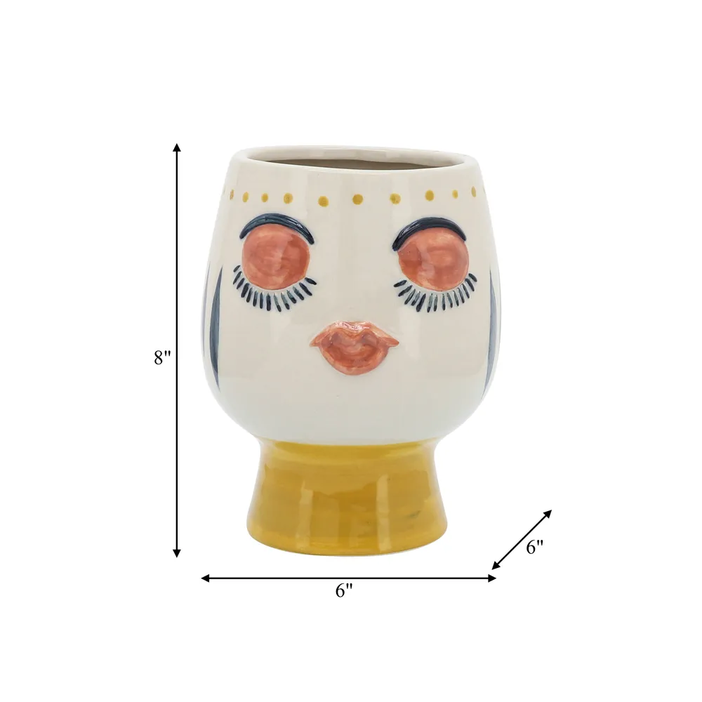 ROSSLAND IVORY PLANTER 8 (IN)
