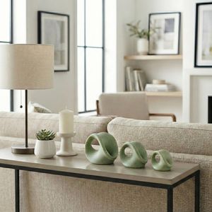 GARTONCREST SET OF 3 GREEN DECOR 5 (IN) 2