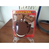 RUBBER BIG BITE COASTER - MOOSE (4-PACK) 1