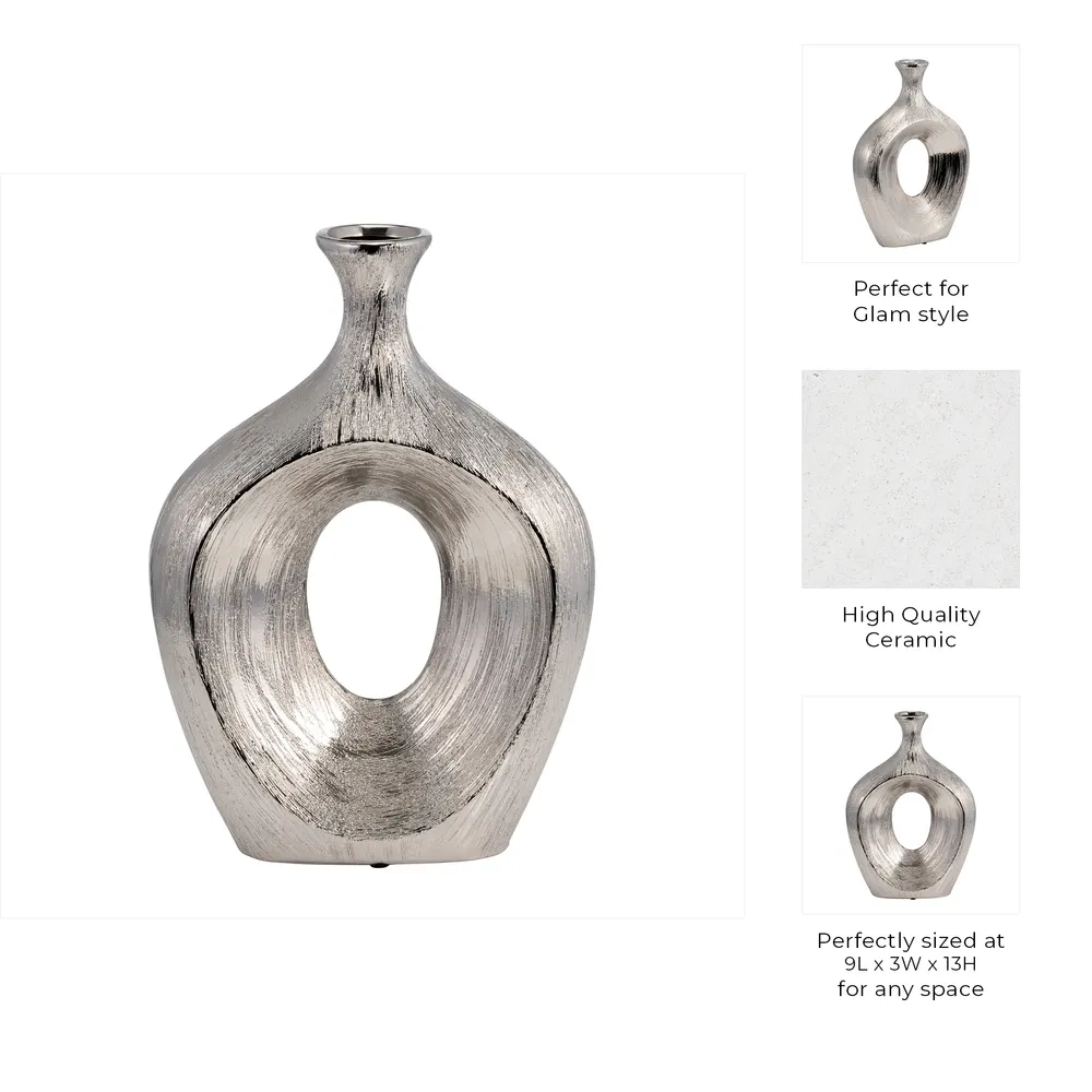 HARDENCLIFF SILVER VASE 13 (IN)