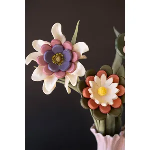 Set of 6 Multi-Colored Botanica 6