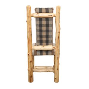 Cedar High Back Upholstered Side Chair - Coffee - Customer's Own Material 8