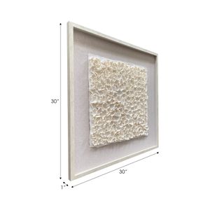 BECKHOLM WHITE WALL FLOWER 30 (IN) 8