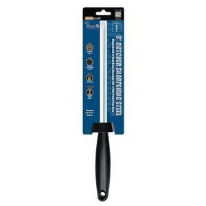 Gourmet Series AccuSharp 9" Butcher Steel With Angle Guide 4